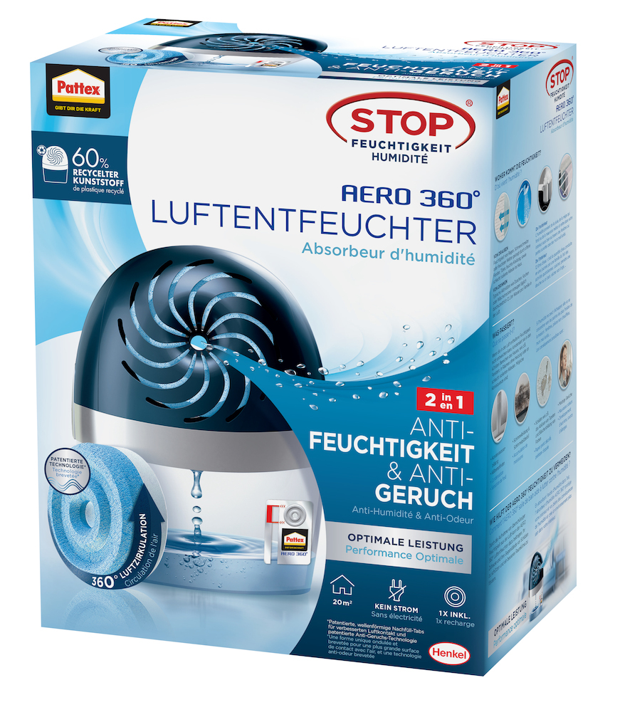 Pattex Luftentfeuchter Gerät Aero 360 Produktbild img1 L