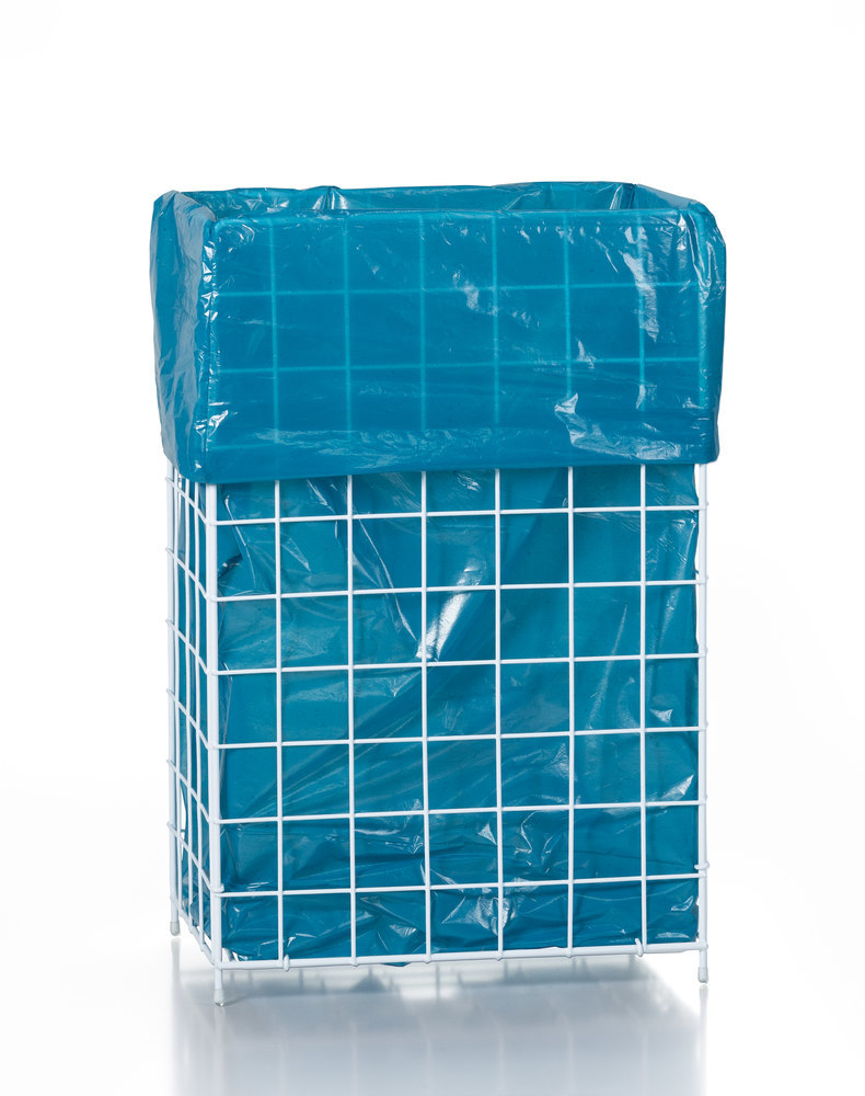 ELOS Gitterabfallkorb 60 Liter weiß Metall Produktbild img3 L