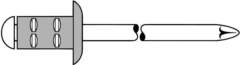 PolyGrip Blindniete Flachrundkopf Produktbild img2 L