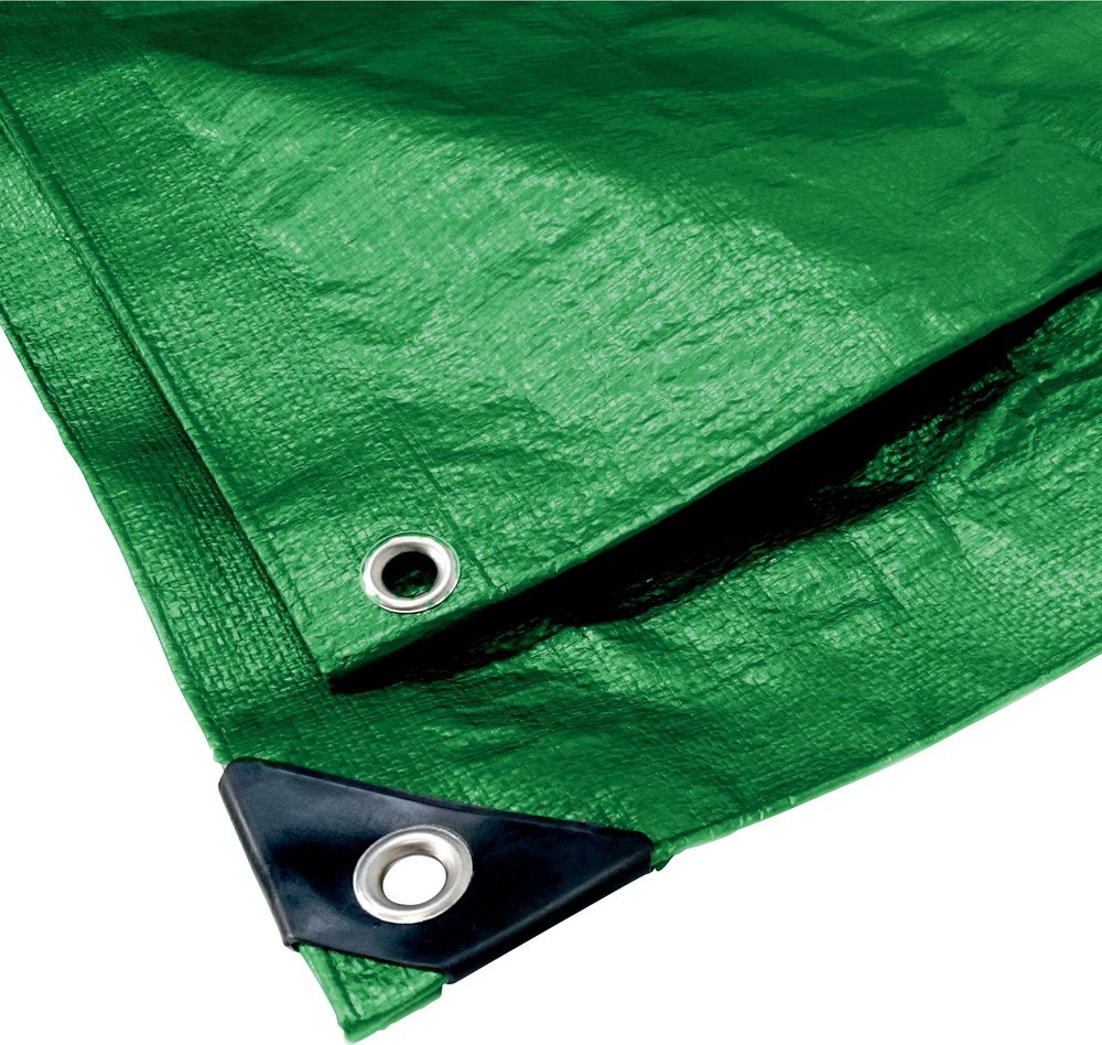 Gewebe-Abdeckplane 2 x 3 m 90g/m² grün Produktbild img1 L