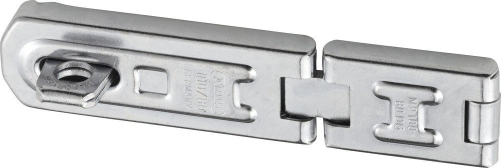 ABUS Tür-Überfalle, mit Ösenplatte, 100/80 DG, Stahl korrosionsgeschützt Produktbild img2 L
