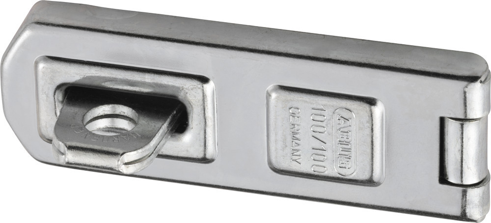 ABUS Tür-Überfalle, mit Ösenplatte, 100/100 B/SB, Stahl korrosionsgeschützt Produktbild img2 L