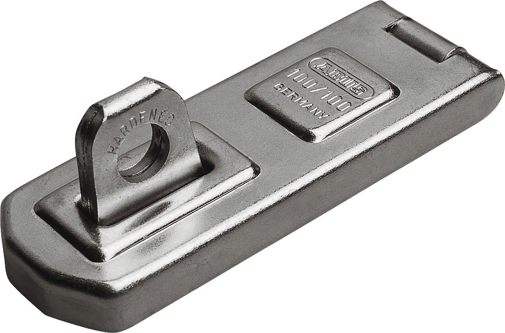 ABUS Tür-Überfalle, mit Ösenplatte, 100/100 B/SB, Stahl korrosionsgeschützt Produktbild img3 L
