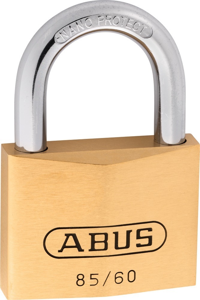 ABUS Vorhangschloss 85/60, Messing massiv Produktbild img2 L