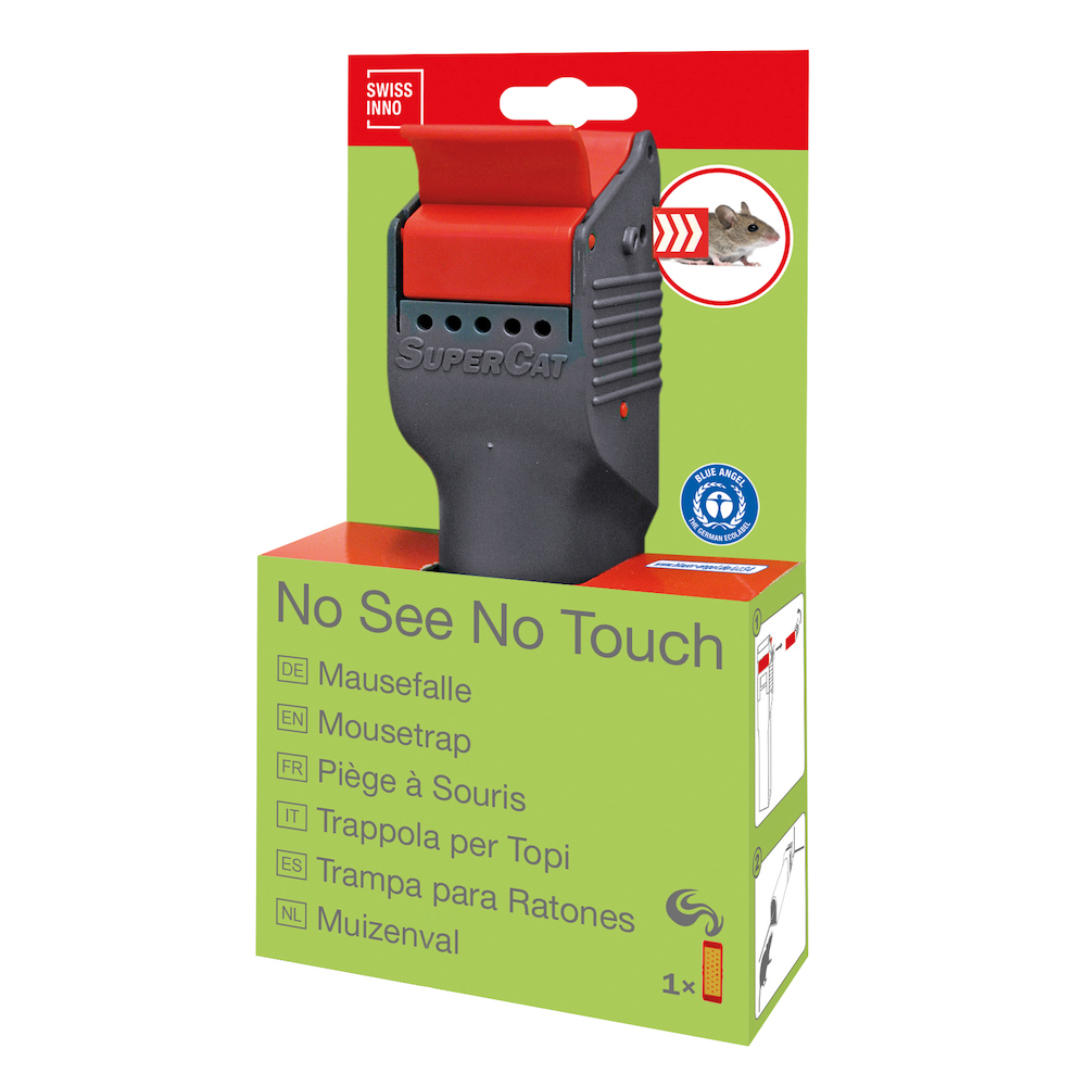 SWISSINNO Mausefalle NoSeeNoTouch inkl. Köder SuperCat Swissinno Solution Produktbild img3 L