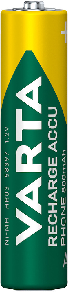 VARTA Phonepower Accu T398 Mico/AAA/HR03,800mAh Produktbild img3 L