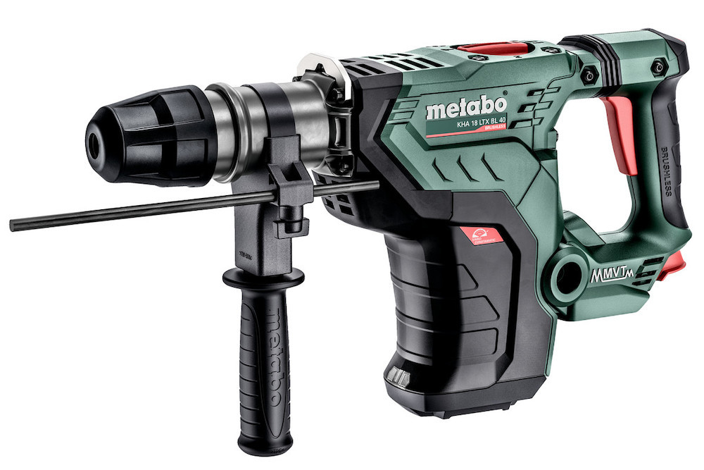 metabo Akku-Bohrhammer solo KHA 18 LTX BL 40 ohne Akku ohne Ladegerät metaBOX Produktbild img1 L