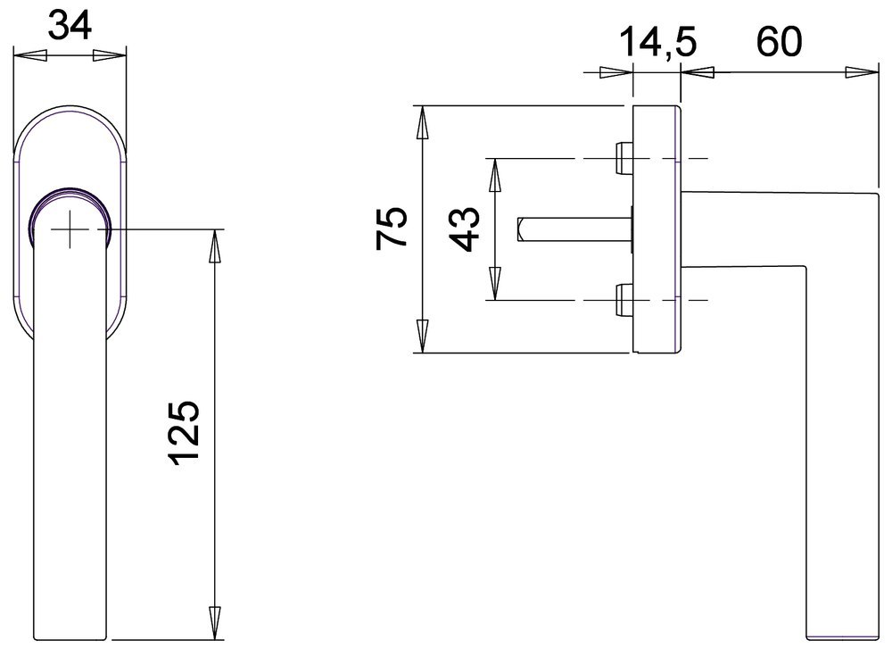 edi Fenstergriff Janus 1010/1000,7/35/43,ER Produktbild img2 L