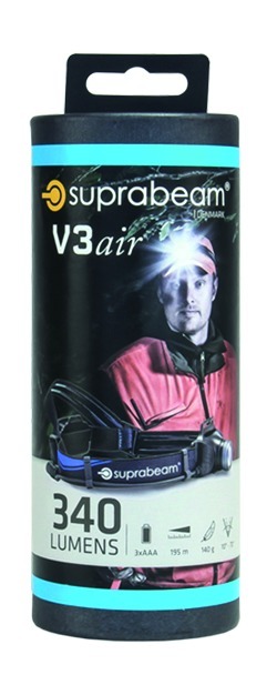 SUPRABEAM Kopflampe V3 air 6-340lm Supra beam Produktbild img5 L
