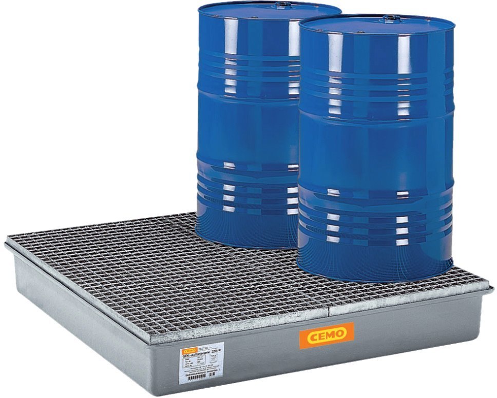 CEMO GFK-Auffangwanne 220/4 mit GFK Gitterros Produktbild img1 L