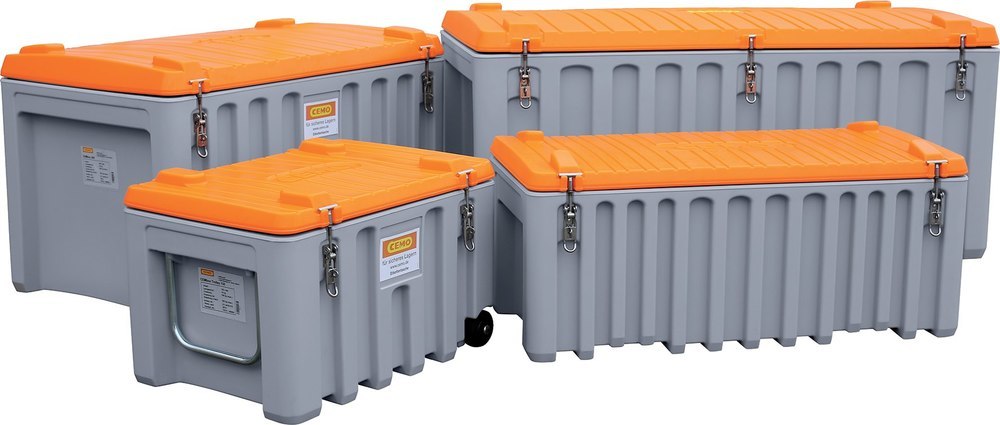 CEMO Werkzeugbox CEMbox 150 l B800xT600xH530 mm grau/orange Trolly Produktbild img1 L