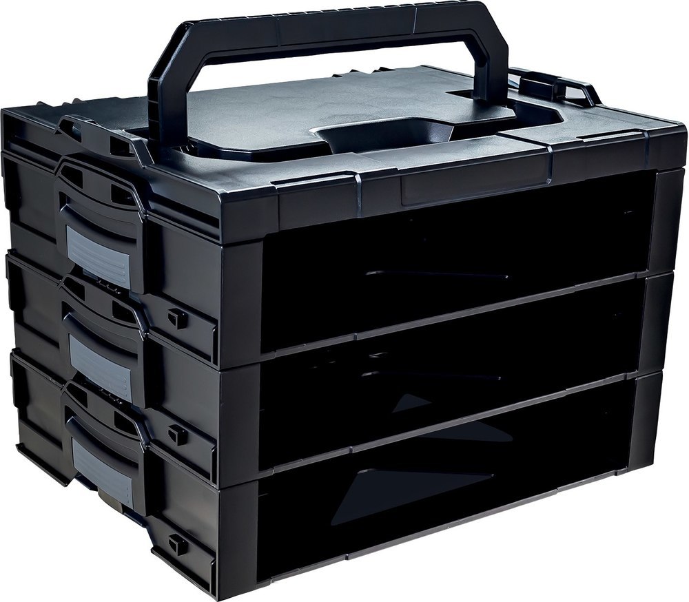 L-BOXX i-BOXX Rack 3erBlock leer B445xT342xH301 Produktbild img1 L