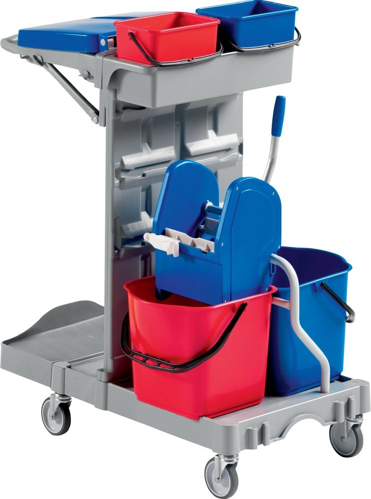 EVO-PRODUCTS Reinigungswagen PolyII970x680x1110 2x15l Produktbild img1 L