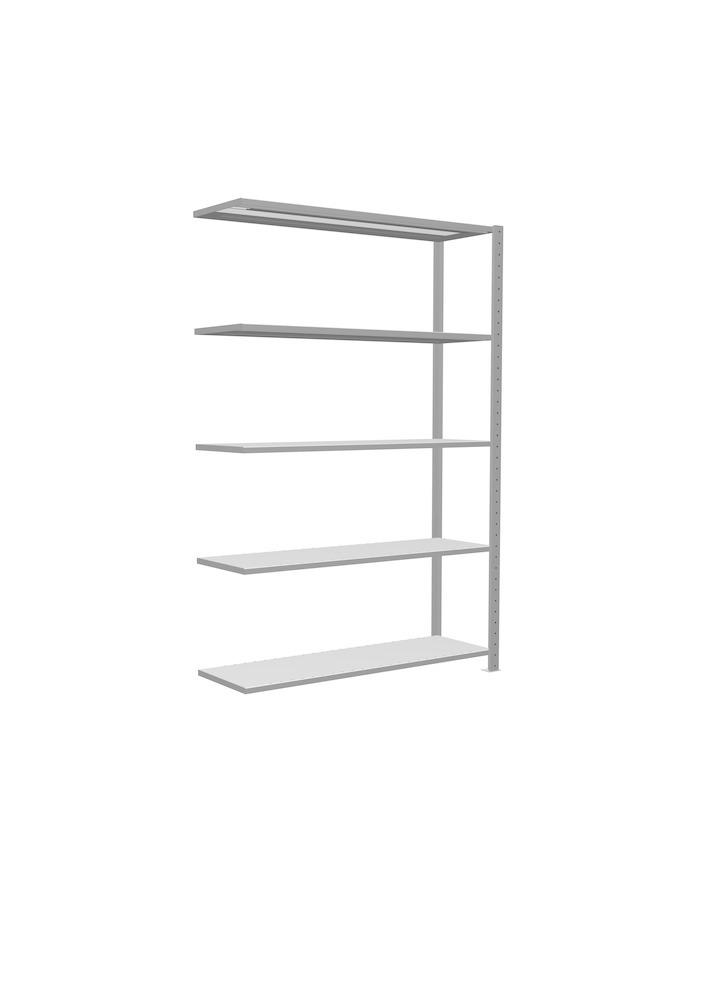 SCHULTE Lagertechnik Großfachregal 150kg RAL 7035 Anbauregal Produktbild img1 L