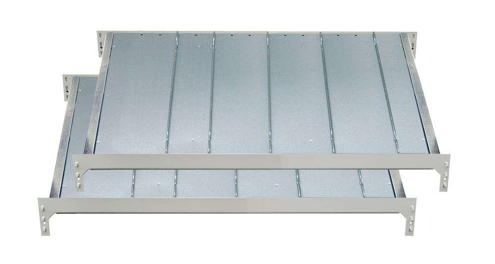 SCHULTE Lagertechnik Zusatzebene B1000xT800 mm 2 Böden vzk Fachlast 150kg Produktbild img1 L