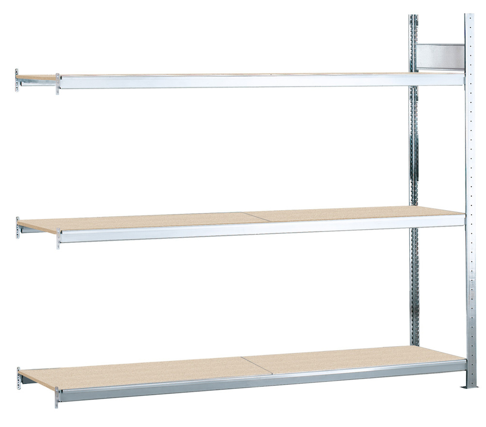 SCHULTE Lagertechnik Weitspannregal Anbauregal mit Spanplattenböden Produktbild img1 L