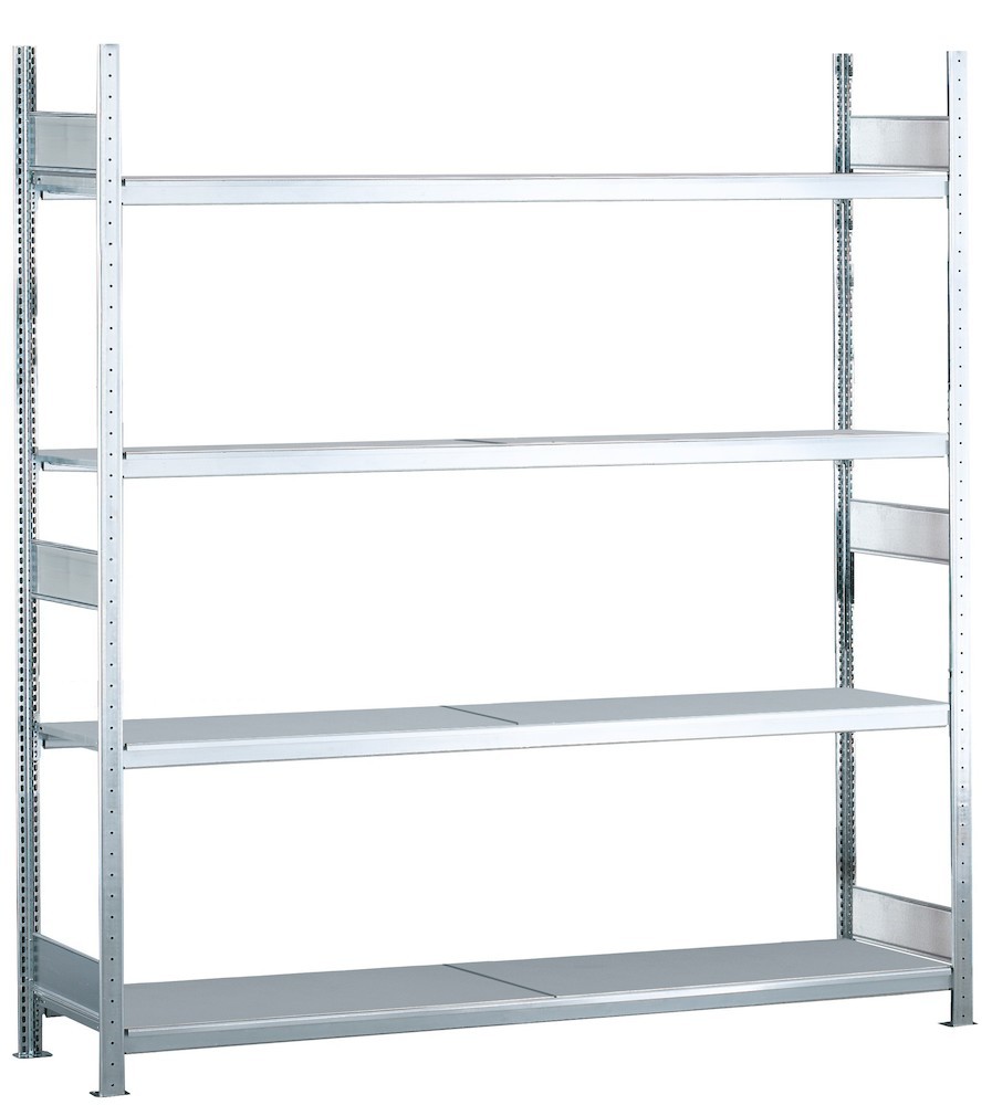 SCHULTE Lagertechnik Weitspannregal Stahlböden Grundregal Produktbild img1 L