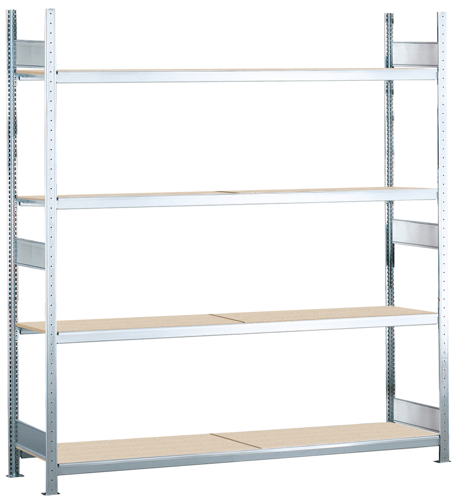 SCHULTE Lagertechnik Weitspannregal Grundregal mit Spanplattenböden Produktbild img1 L