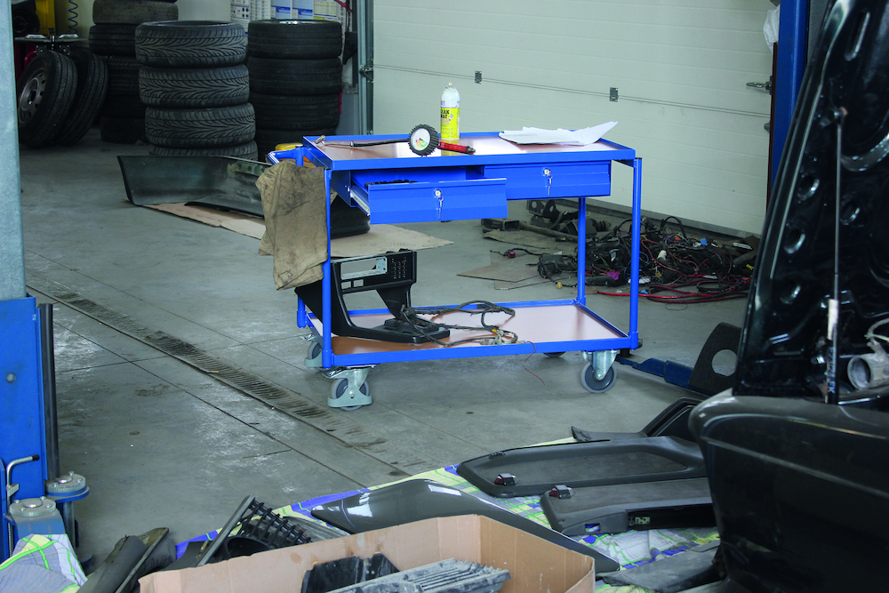 VarioFit Tischwagen 985x590 2 Schubl.Griff waag. Produktbild img2 L