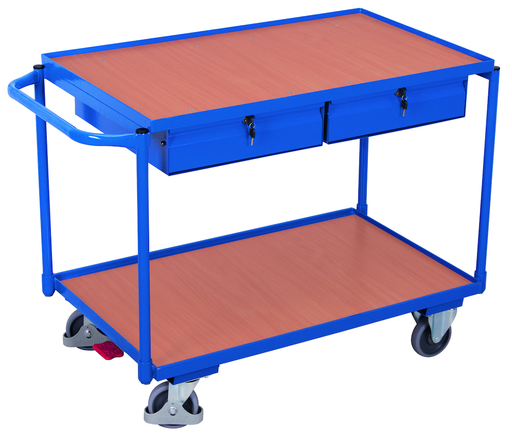 VarioFit Tischwagen 985x590 2 Schubl.Griff waag. Produktbild img1 L