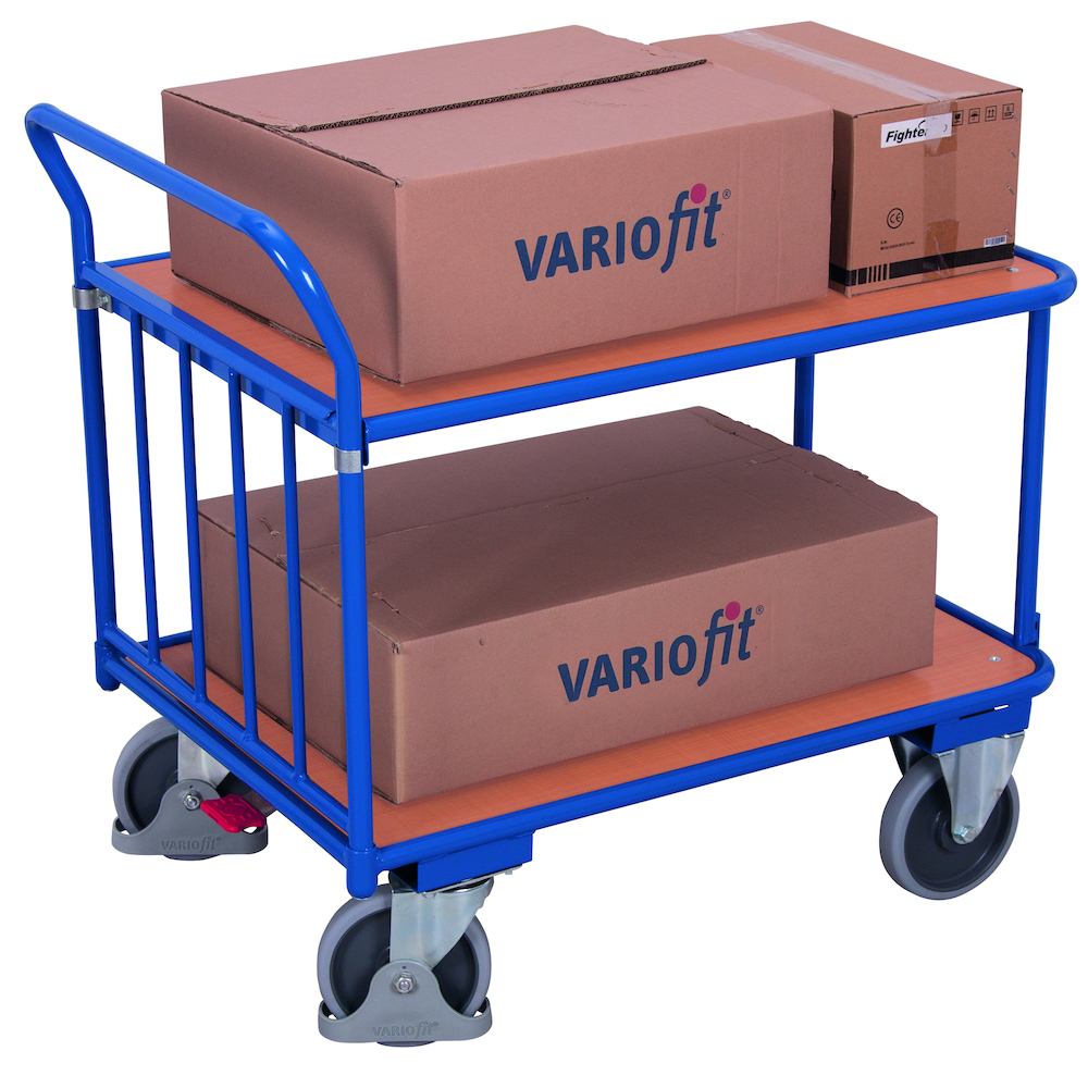 VarioFit Tischwagen 400kg, 2 Böden Produktbild img2 L
