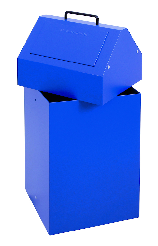 stumpf Wertstoffsammler 45 l blau stationär Produktbild img2 L
