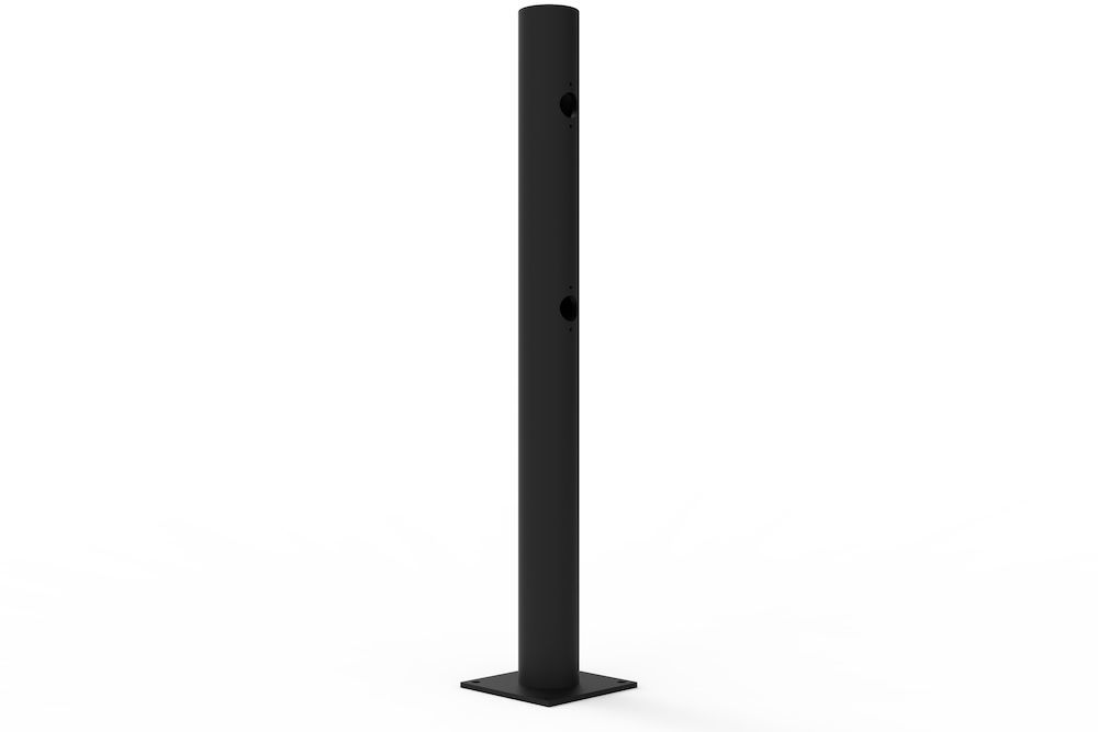 Dancop Mittelpfosten Delta für Schwingtür JULIET H1200xD110 mm schwarz Produktbild img1 L