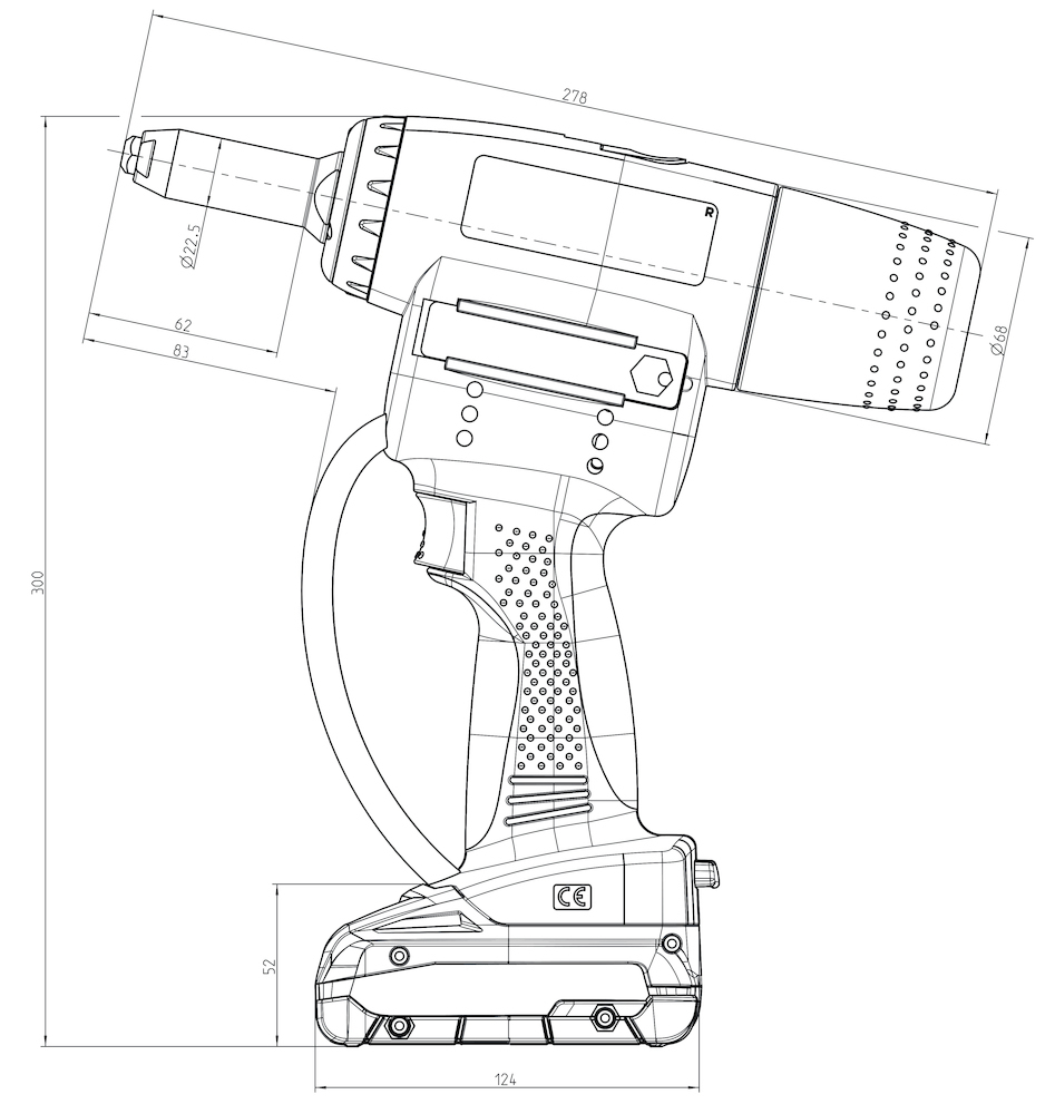 Accubird Pro CAS ohne Akku / ohne Ladege rät im Karton Produktbild img3 L