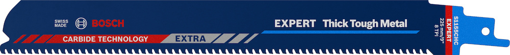 BOSCH Säbelsägeblatt EXPERT S 1155 CHC B osch VE à 1 Stück Thick Tough Metal Produktbild img1 L