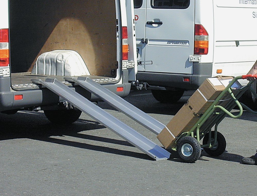 ALTEC Verladeschiene Aluminium mit Schutzrand Produktbild img1 L