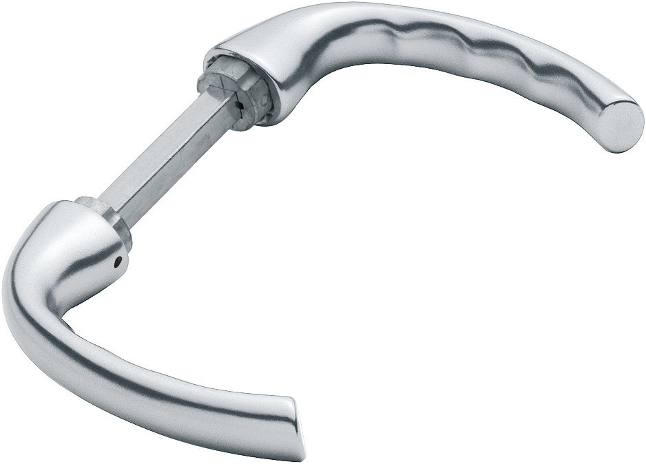 HOPPE Drückerpaar Tôkyô 1710, 8mm, TS 38-42,naturfarben eloxiert Produktbild img1 L