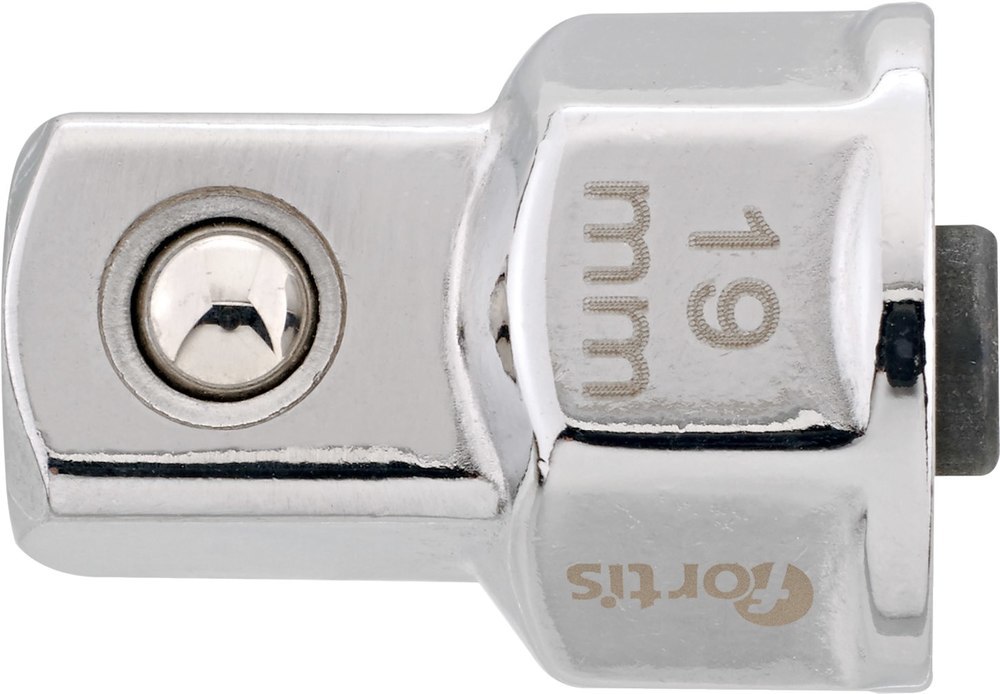 fortis Werkzeuge Steckschlüssel-Adapter 19mm für 1/2" Produktbild img1 L
