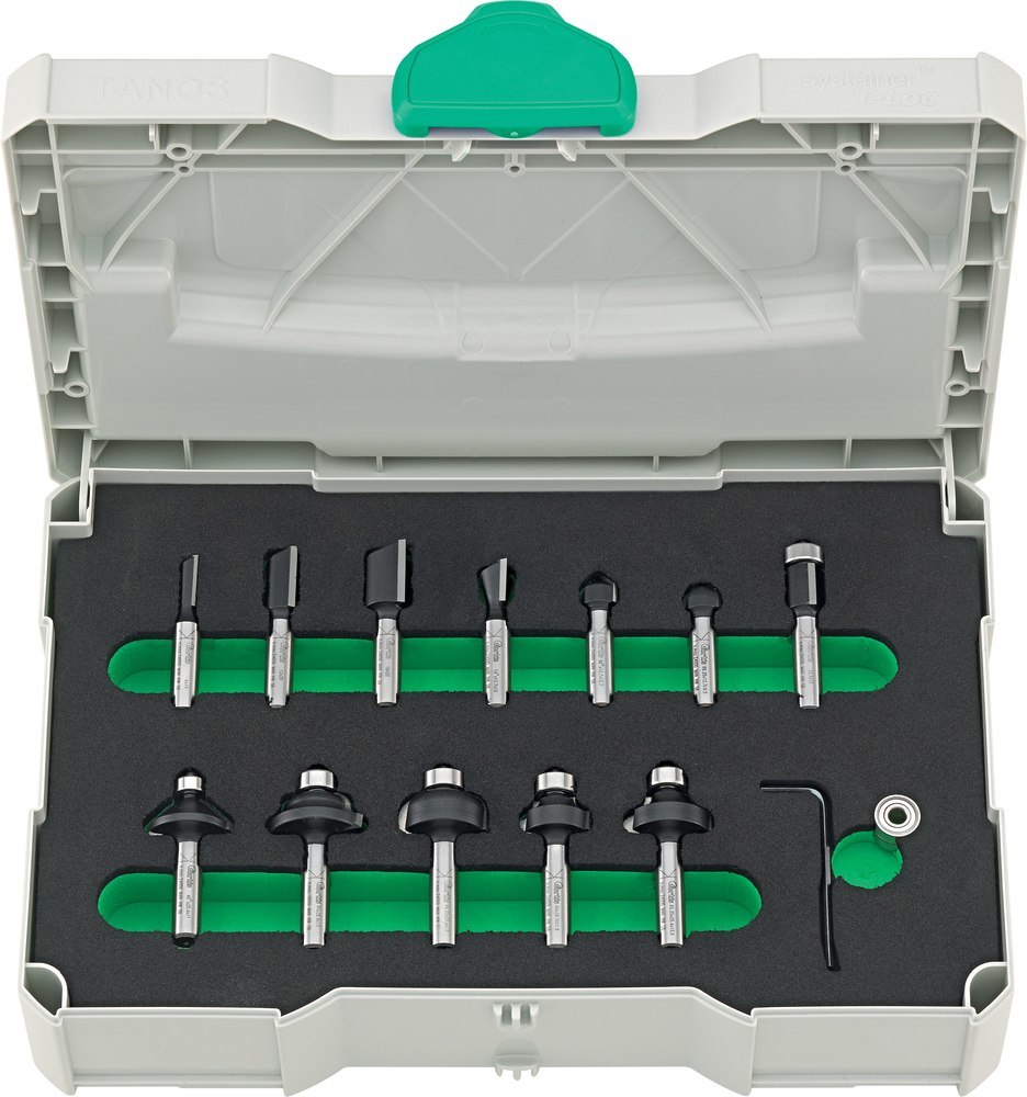 fortis Werkzeuge HW Profi-Schaftfräsersatz 12-teilig im Systainer® T-Loc Produktbild img1 L