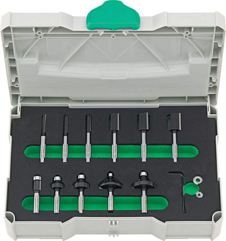 fortis Werkzeuge HW Profi-Schaftfräsersatz 11-teilig im Systainer® T-Loc Produktbild img1 L