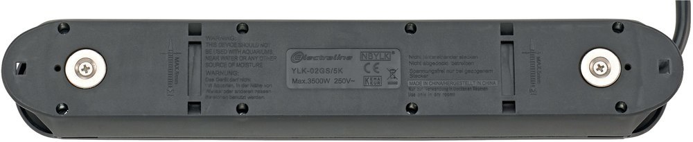 fortis Werkzeuge Steckdosenleiste 5fach H05VV-F3G1,5 3m magnetisch Produktbild img2 L