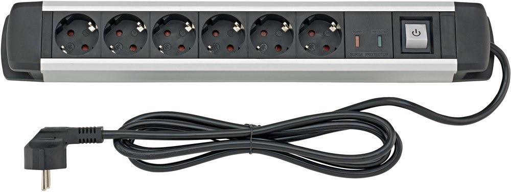 fortis Werkzeuge Steckdosenleiste 6-fach H05VV-F3G1,5 1,6m Produktbild img1 L