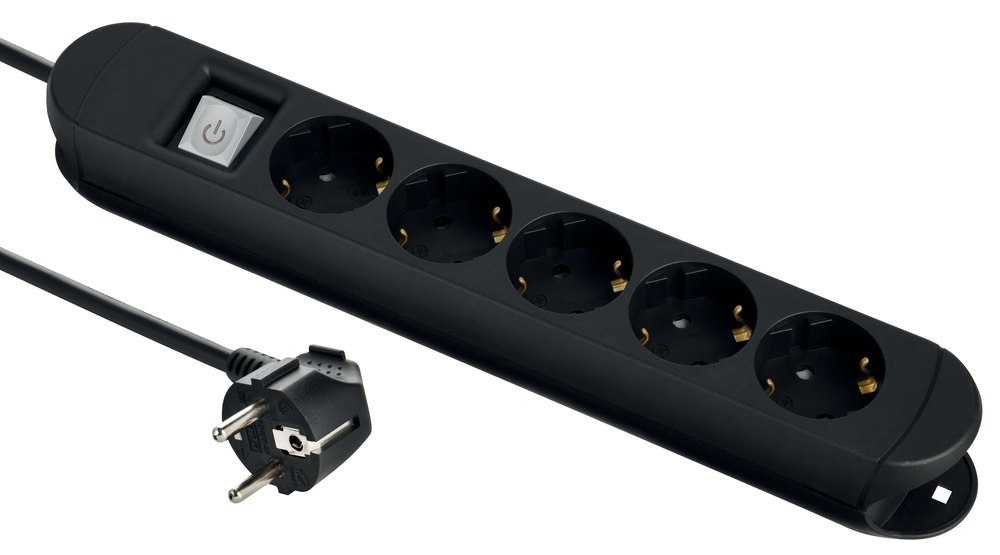 fortis Werkzeuge Steckdosenleiste 5fach H05VV-F3G1,5 3m magnetisch Produktbild img3 L