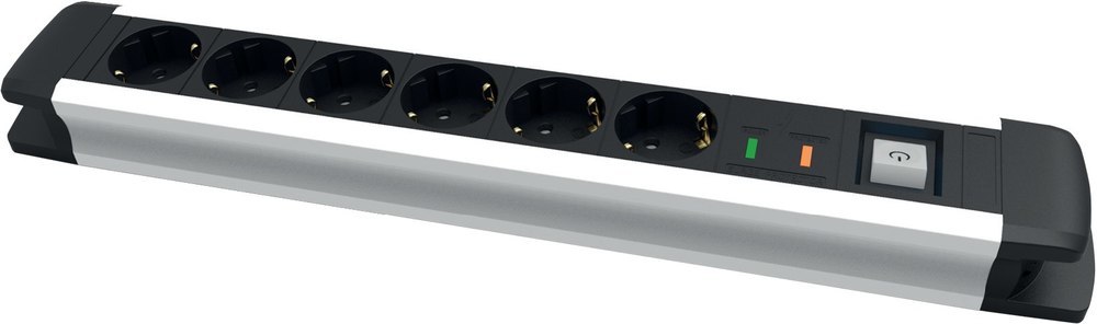 fortis Werkzeuge Steckdosenleiste 6-fach H05VV-F3G1,5 1,6m Produktbild img2 L
