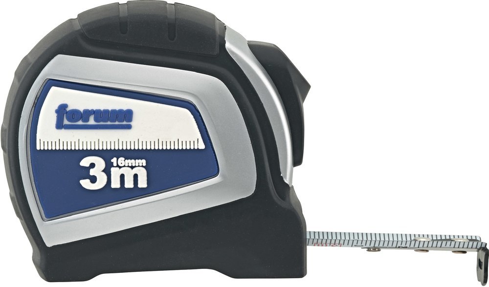 FORUM Taschenbandmaß Autolock 3mx16mm we iß Produktbild img1 L