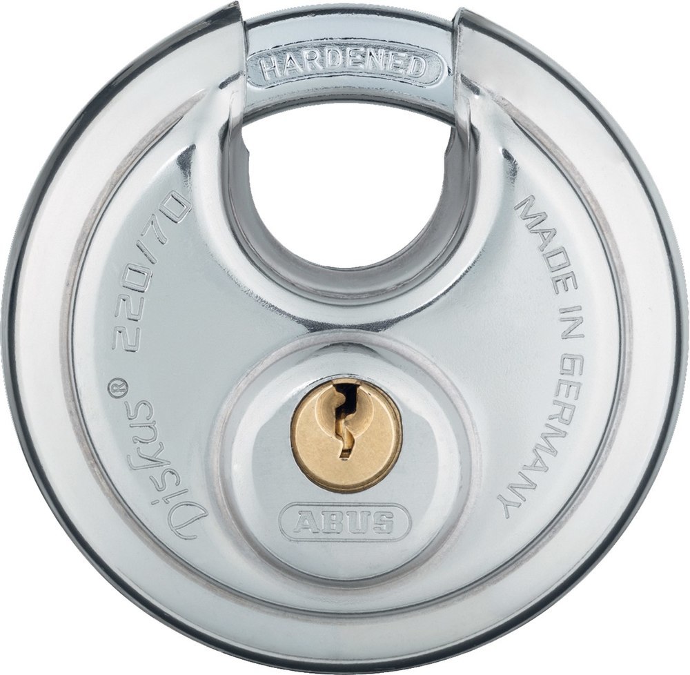 ABUS Vorhangschloss Diskus 220/70,silberfarben,vs. Produktbild img1 L