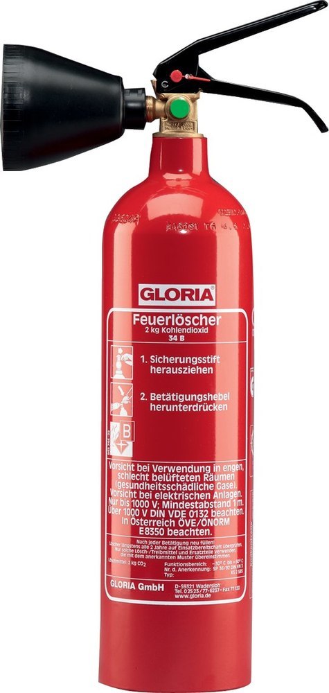 GLORIA Kohlendioxidlöscher 2 kg KS 2 SBS Gloria Produktbild img1 L