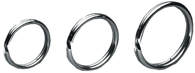 Neutral REIHER, Schlüsselringe, Stahl, vernickelt Produktbild img1 L