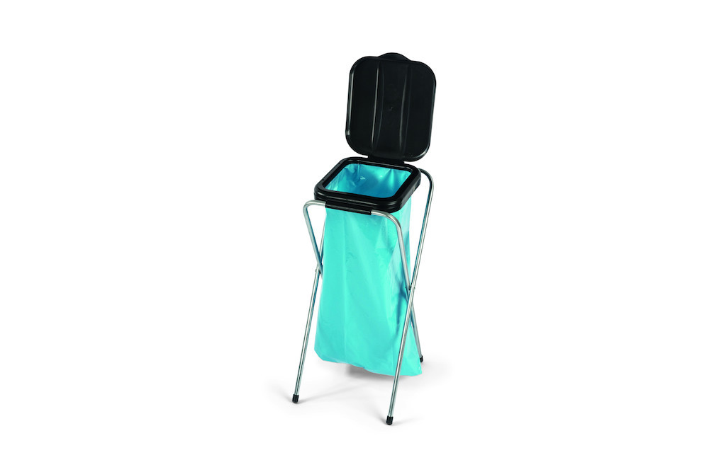 Nölle Abfallsammler 1x 120 l mit Deckel schwarz Produktbild img1 L