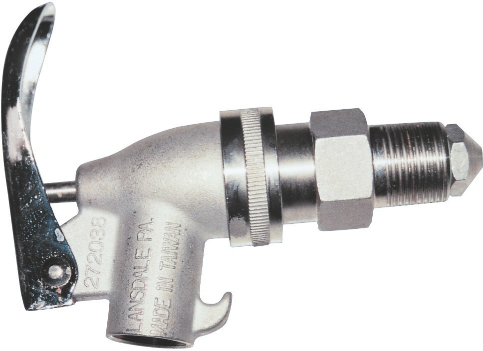 ASECOS Zapfhahn Edelstahl 1.4305 3/4"PTFE-Dicht f aggr Med Produktbild img1 L