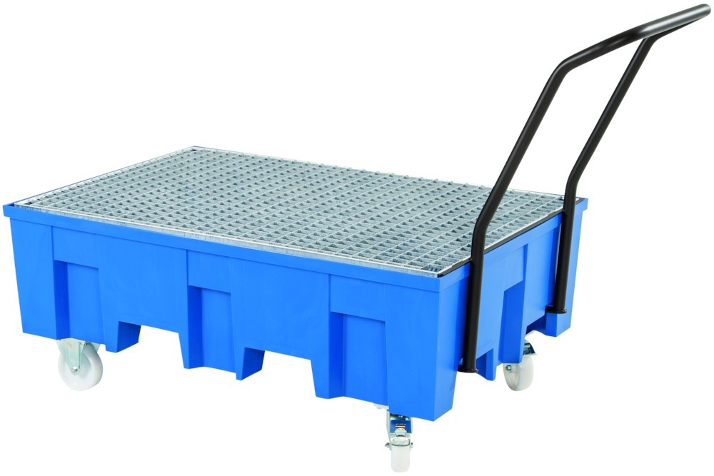 Asecos Auffangwanne PE 2-Fass fahrbar Produktbild img1 L