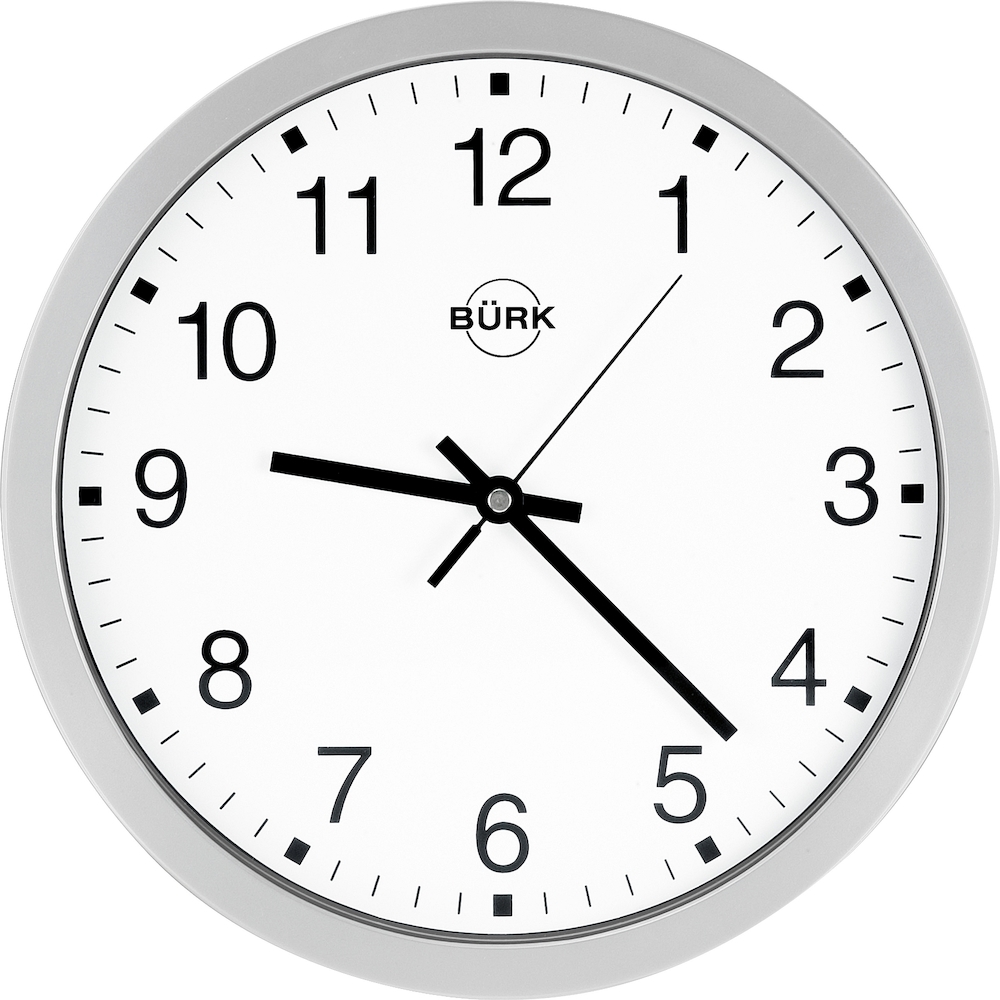 Mobatime Funk-Wanduhr D300 elegantes Zifferblatt, Zahlen Produktbild img1 L