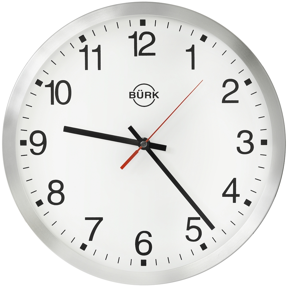 Mobatime Funk-Wanduhr D300 klass. Ziffernblatt we, Zahlen Produktbild img1 L