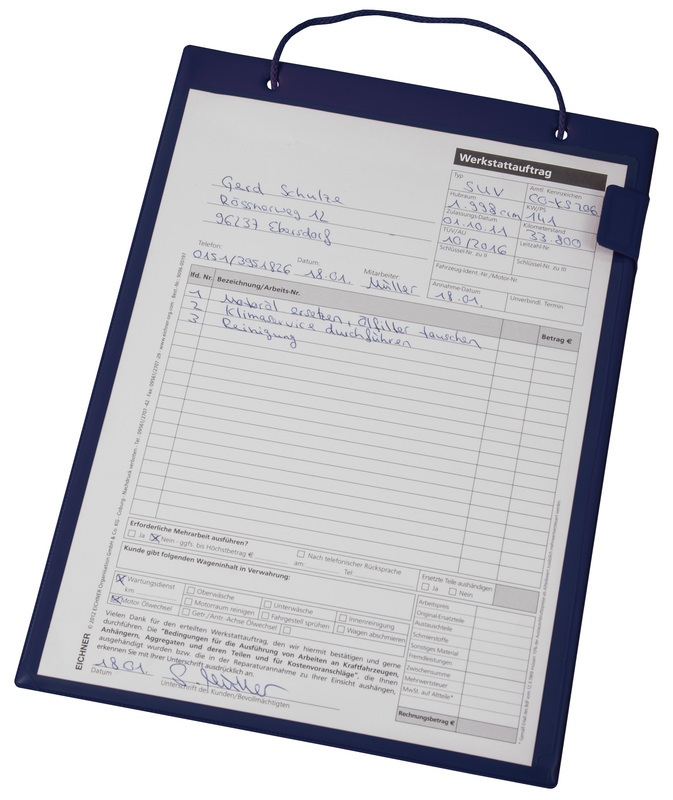 EICHNER Auftragsschutztasche blau, für A4, VE10 Produktbild img1 L