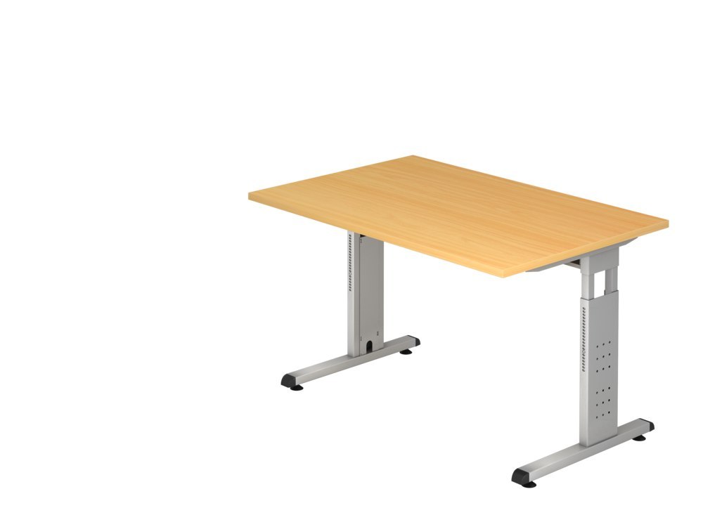 Wangenschreibtisch Buche 120x80x72 cm Produktbild img1 L