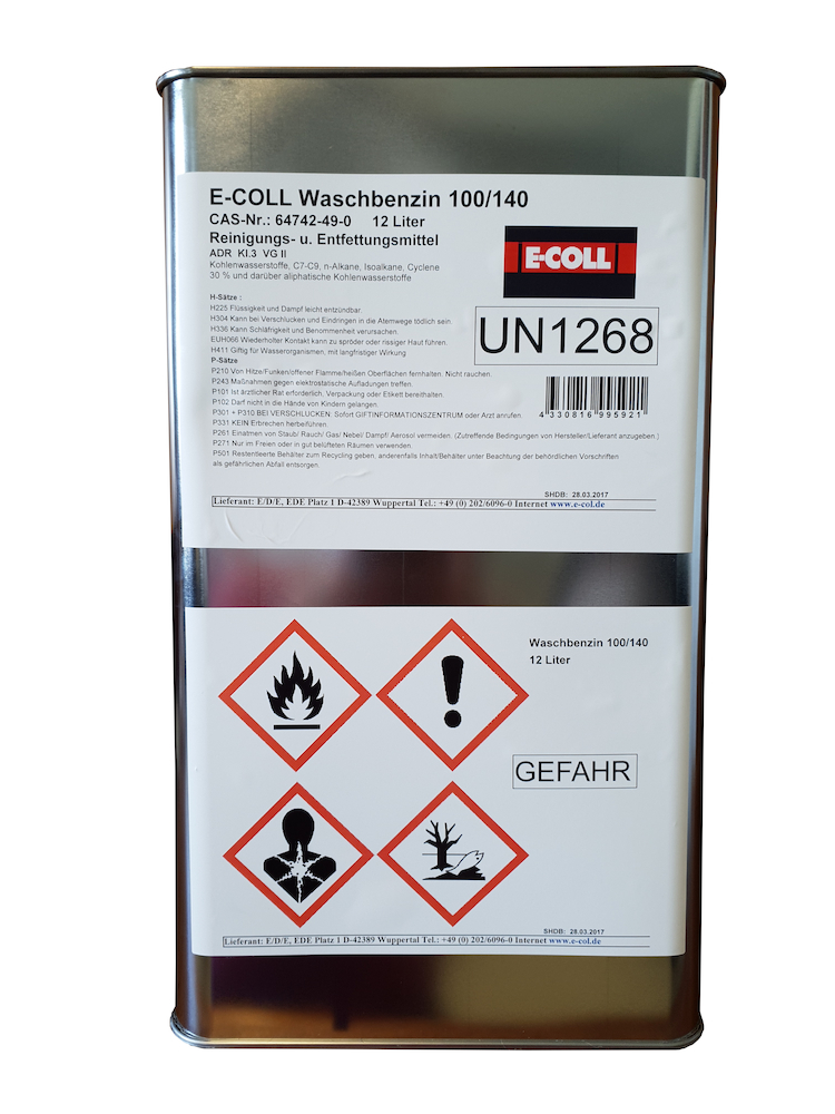 E-COLL Waschbenzin 12L Kanister Produktbild img1 L
